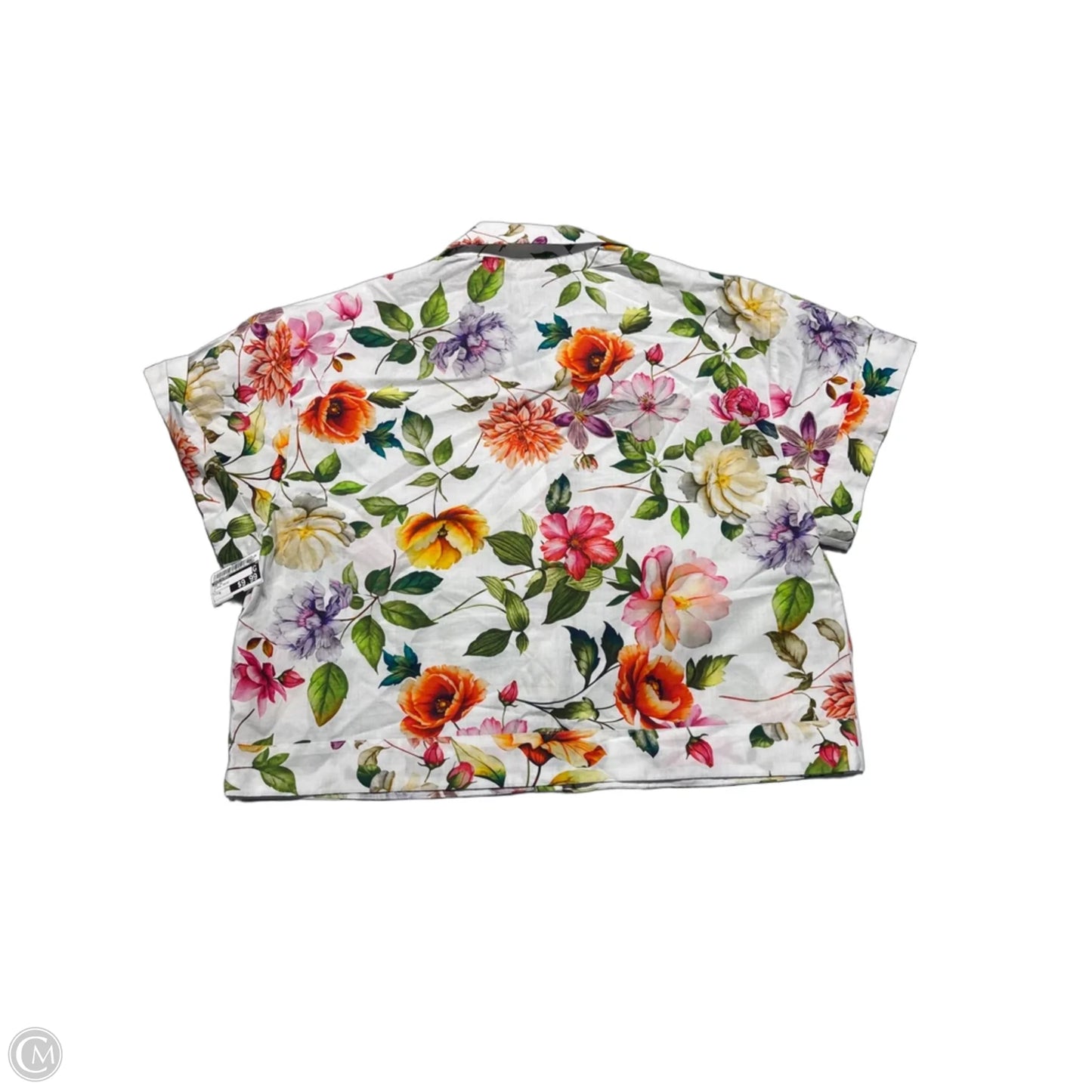 Top Short Sleeve By Philosophy In Floral Print, Size: M