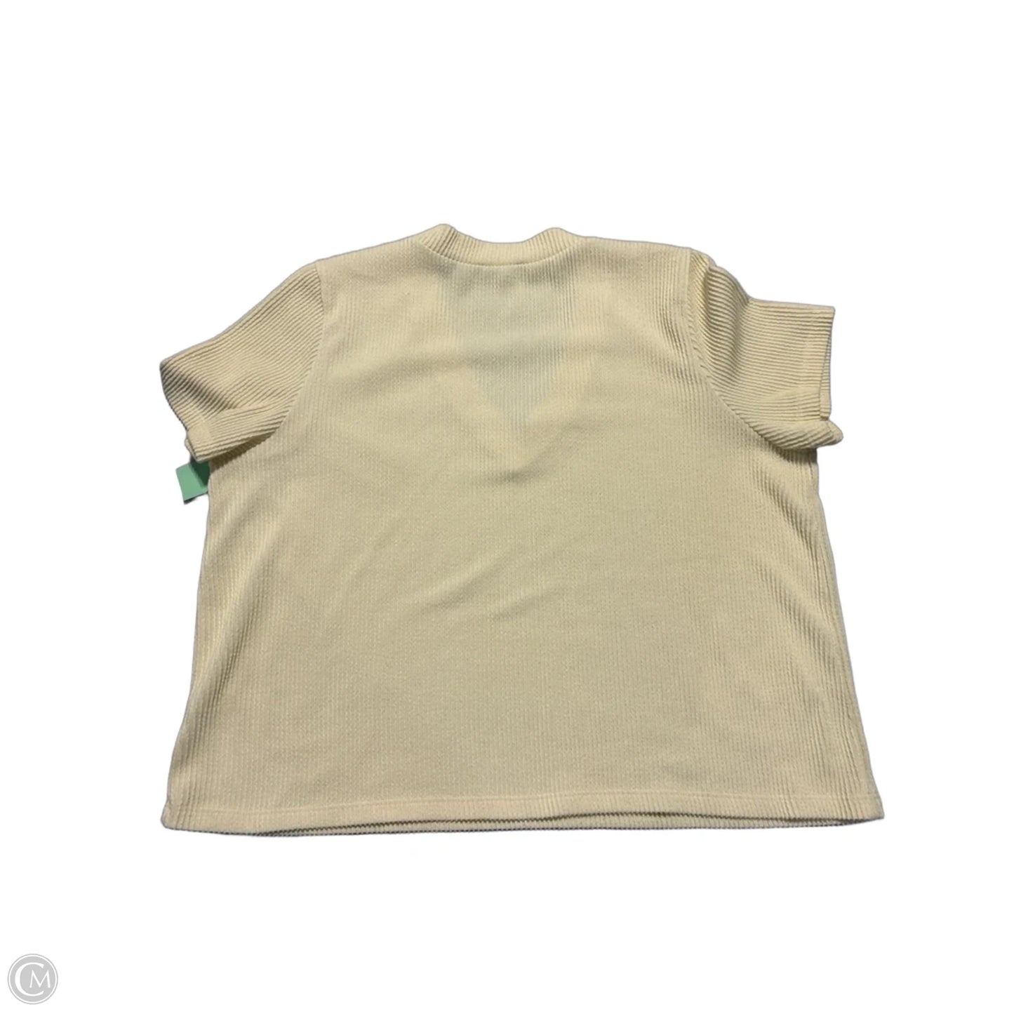 Top Short Sleeve By Mittoshop In Yellow, Size: M