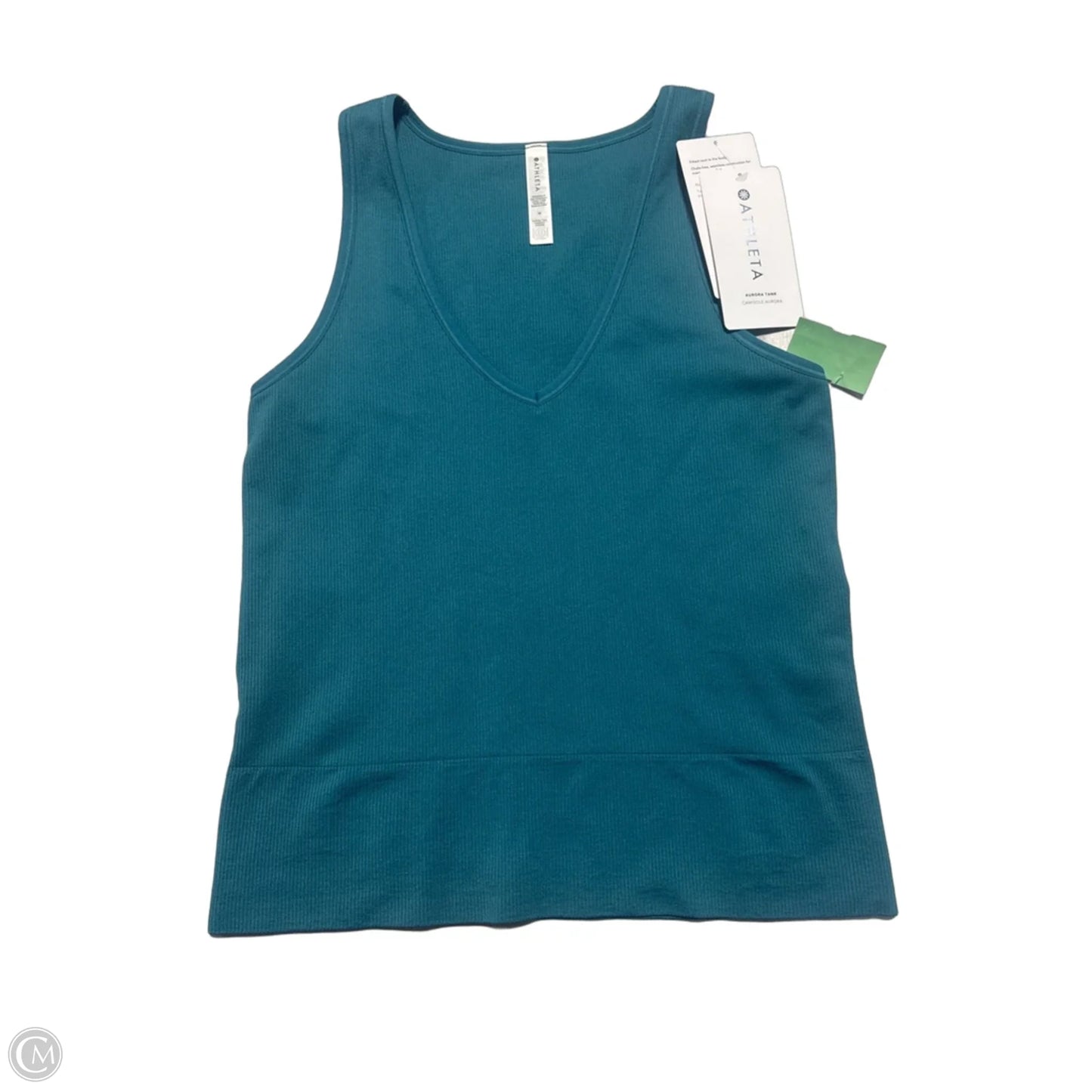 Athletic Tank Top By Athleta In Teal, Size: M