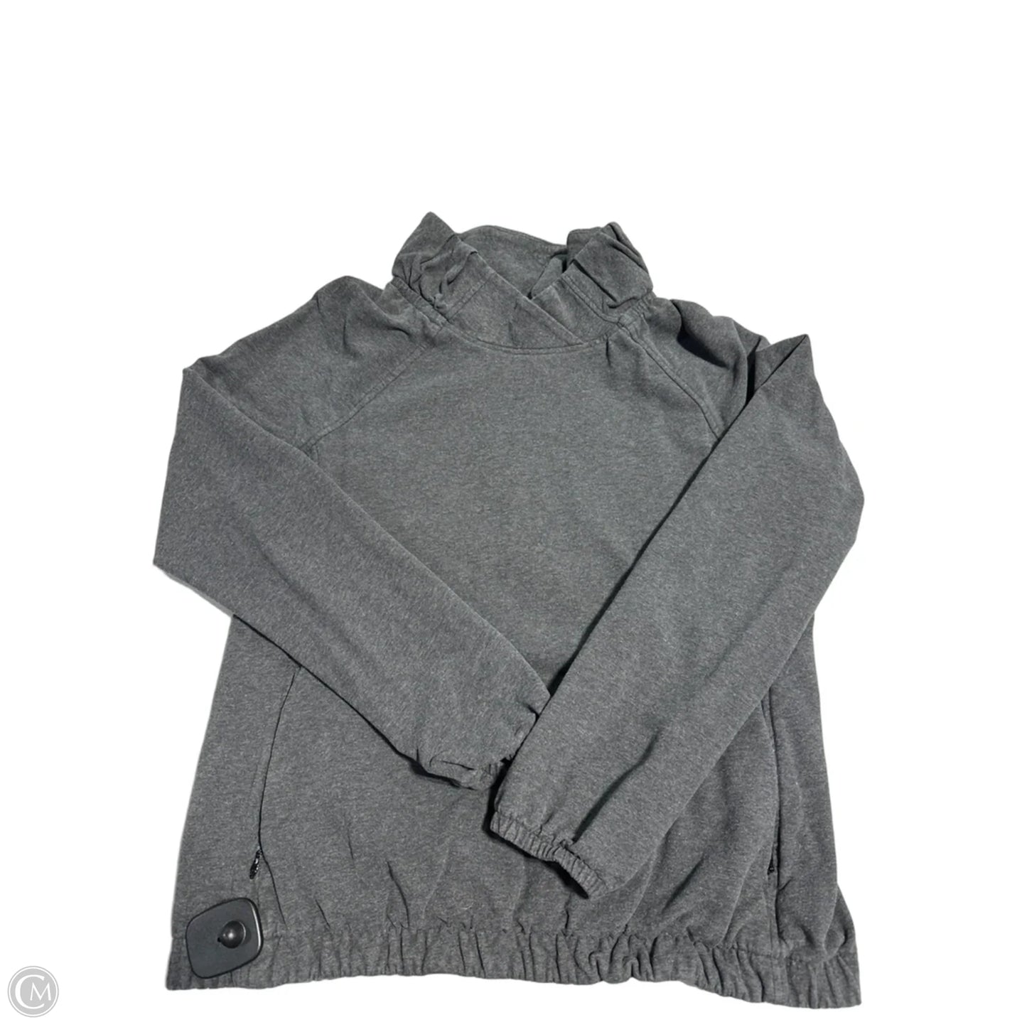 Sweatshirt Collar By Lululemon In Grey, Size: 8
