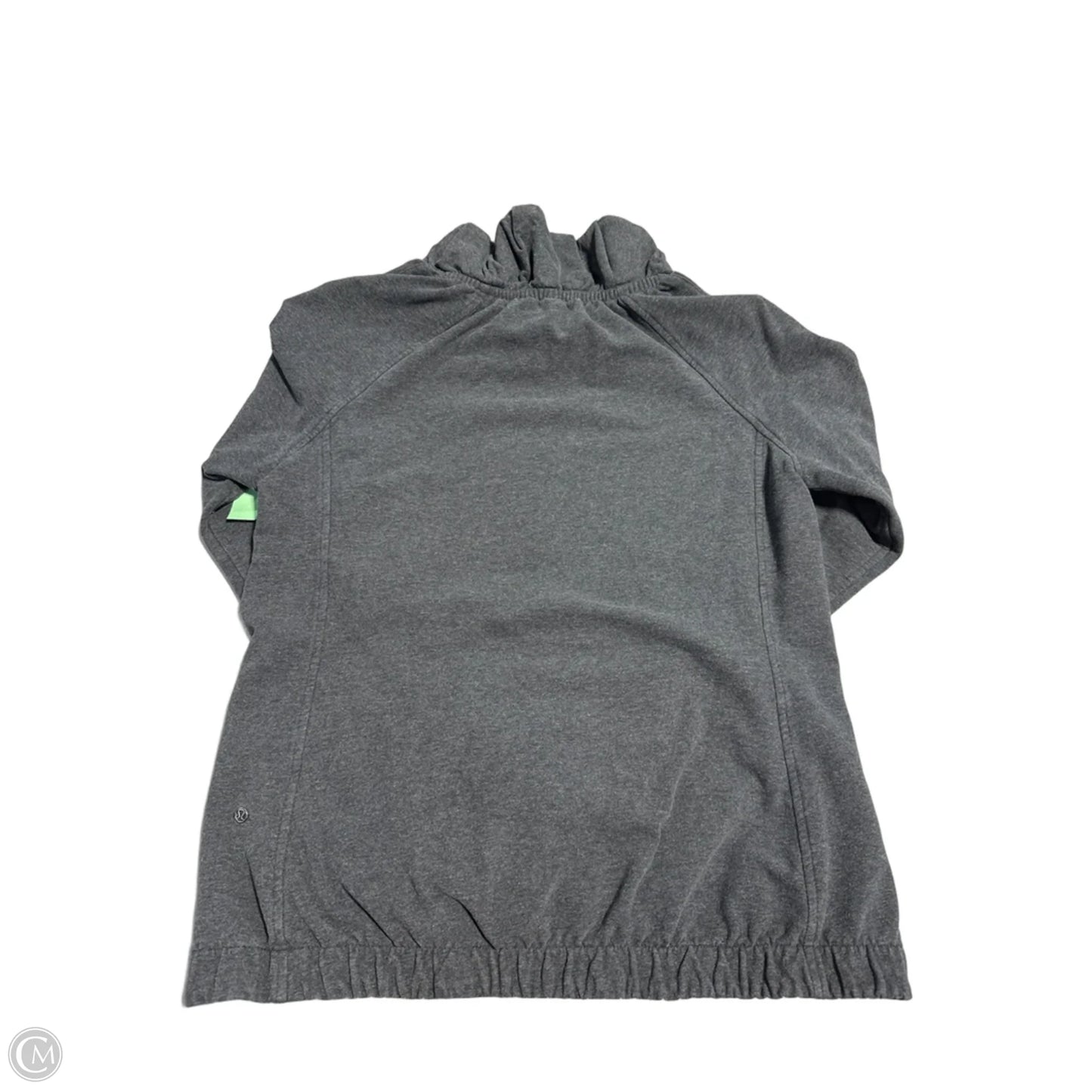 Sweatshirt Collar By Lululemon In Grey, Size: 8