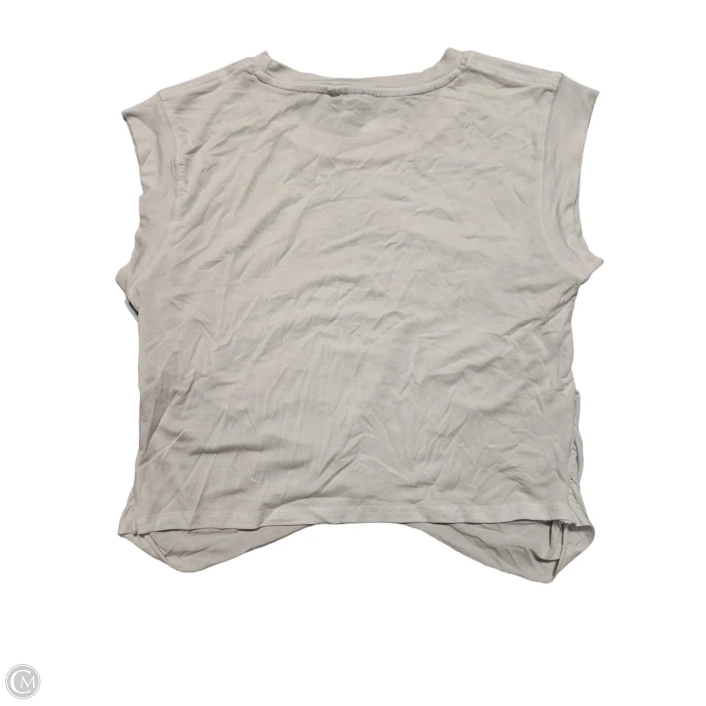 Top Sleeveless By Mono B In White, Size: L
