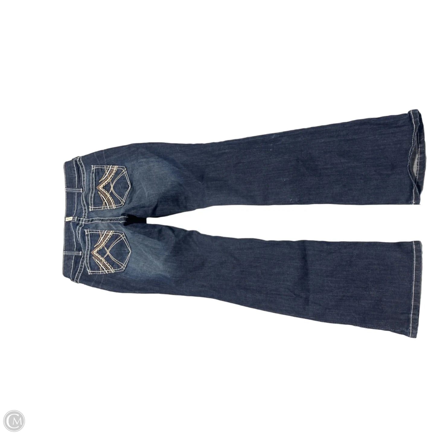 Jeans Boot Cut By Ariat In Blue Denim, Size: 12