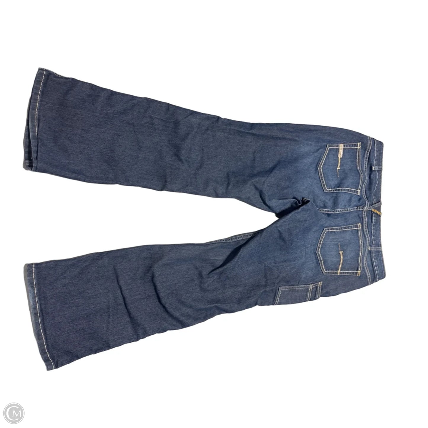 Jeans Boot Cut By Ariat In Blue Denim, Size: 18