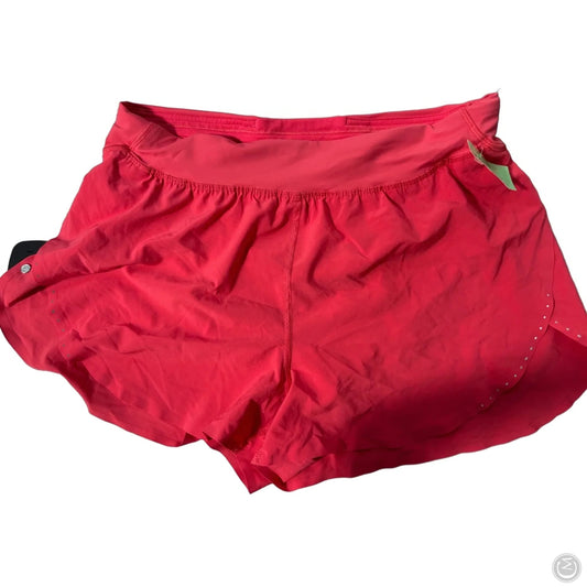 Athletic Shorts By Lululemon In Pink, Size: 10