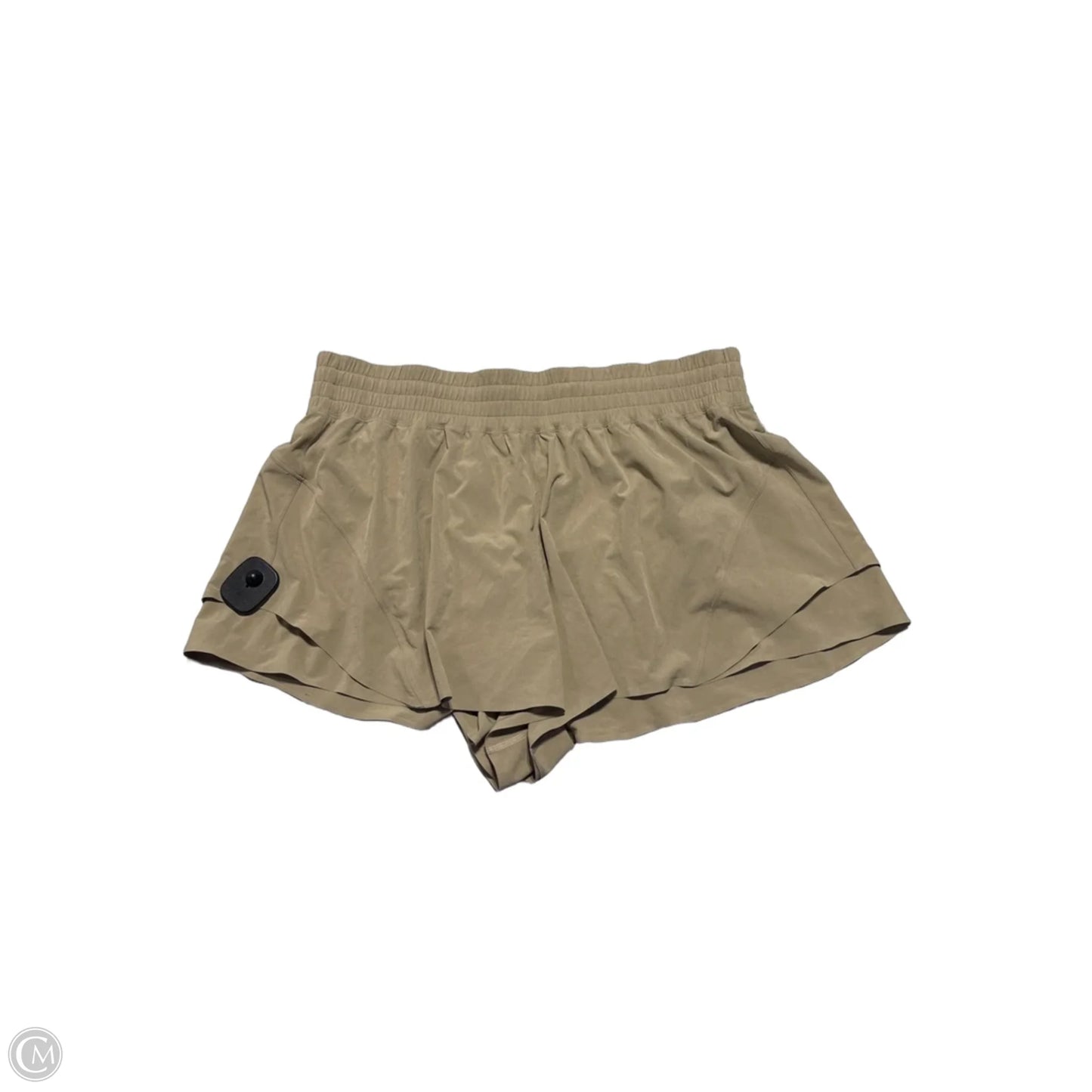 Athletic Shorts By Lululemon In Tan, Size: 16