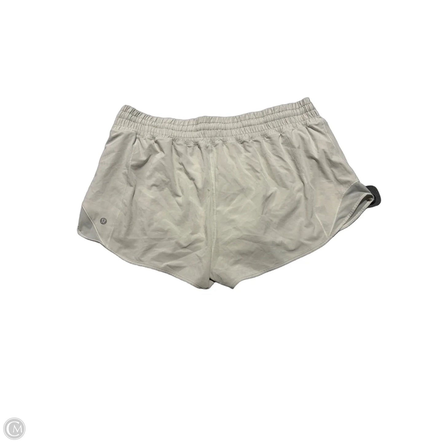 Athletic Shorts By Lululemon In Cream, Size: 14