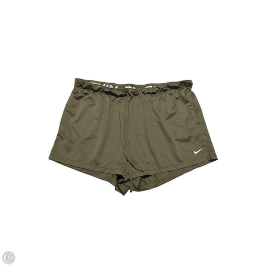 Athletic Shorts By Nike In Green, Size: Xl