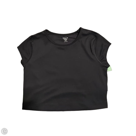 Athletic Top Short Sleeve By Old Navy In Black, Size: Sp