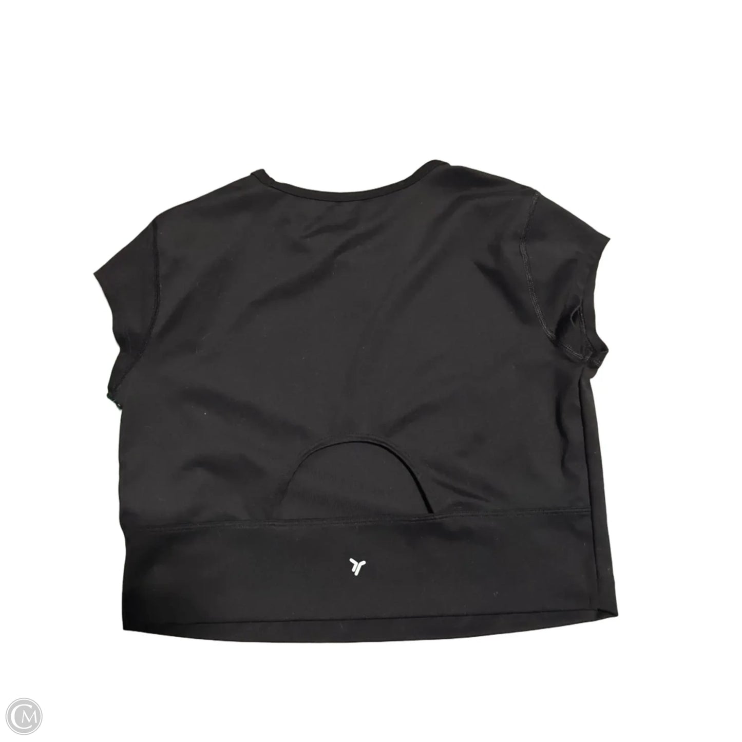 Athletic Top Short Sleeve By Old Navy In Black, Size: Sp