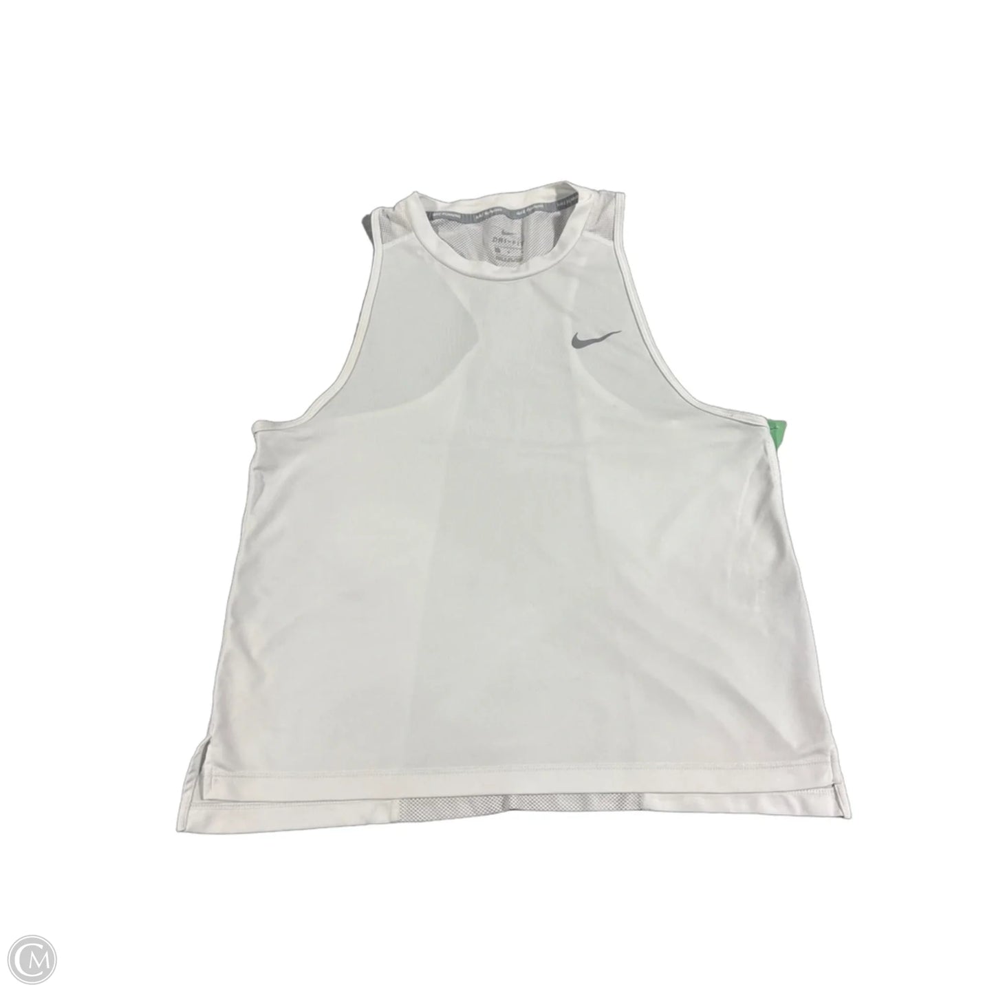Athletic Tank Top By Nike In White, Size: L