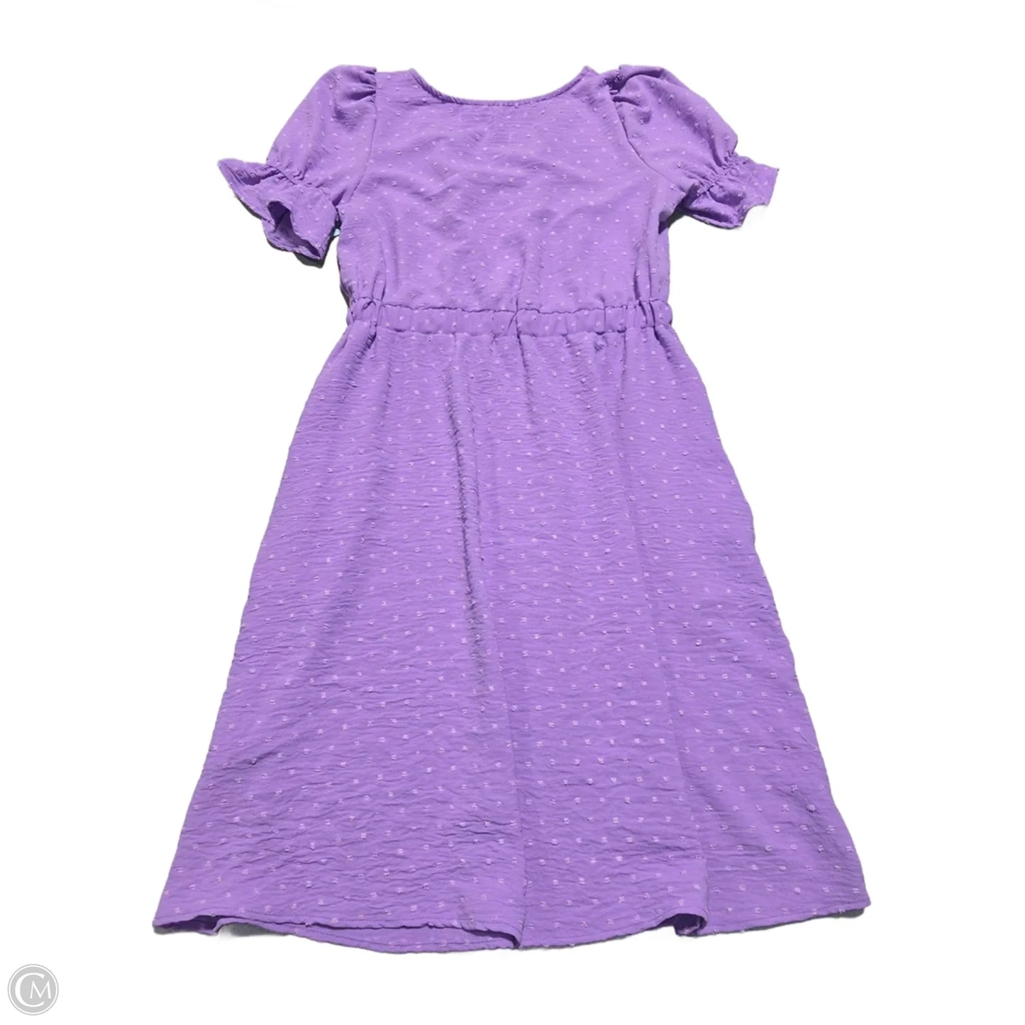 Dress Casual Midi By Cme In Purple, Size: L