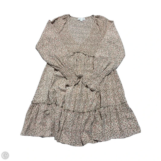 Dress Casual Short By She + Sky In Floral Print, Size: S