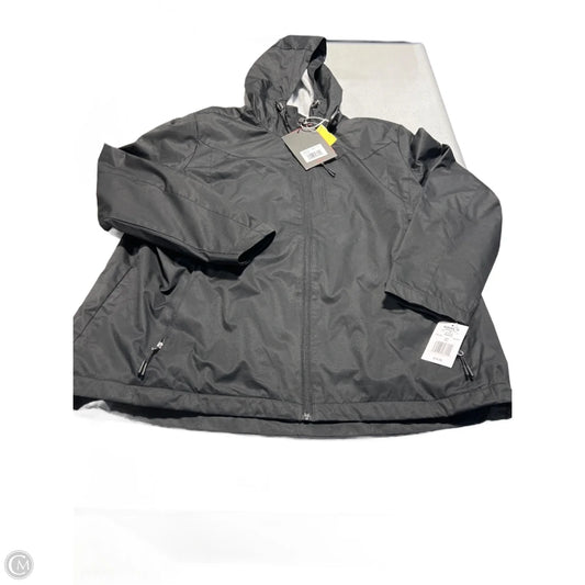 Coat Raincoat By Zero Xposure In Black, Size: Xxl