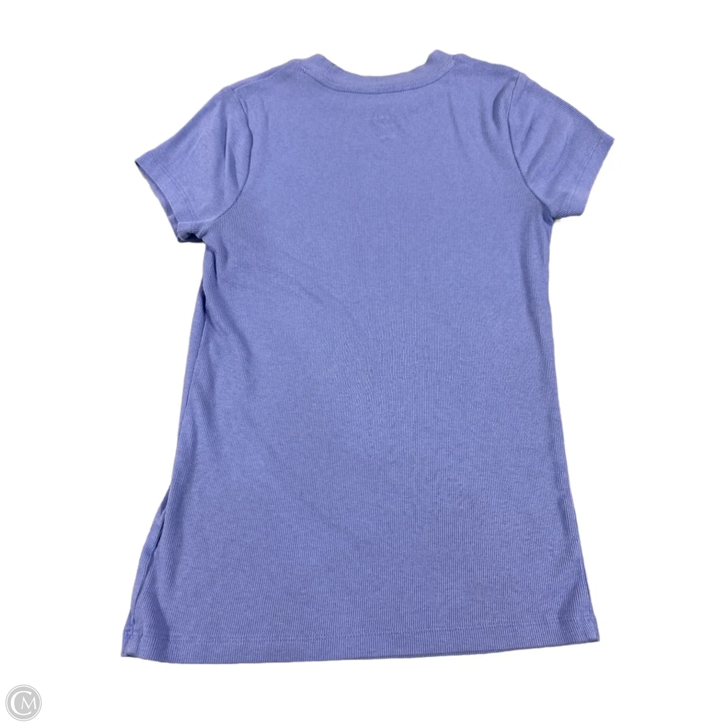 Top Short Sleeve Basic By A New Day In Purple, Size: S