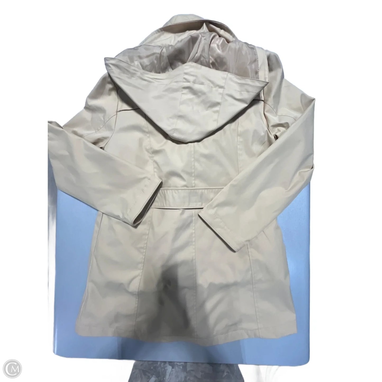 Coat Puffer & Quilted By Lands End In Tan, Size: M