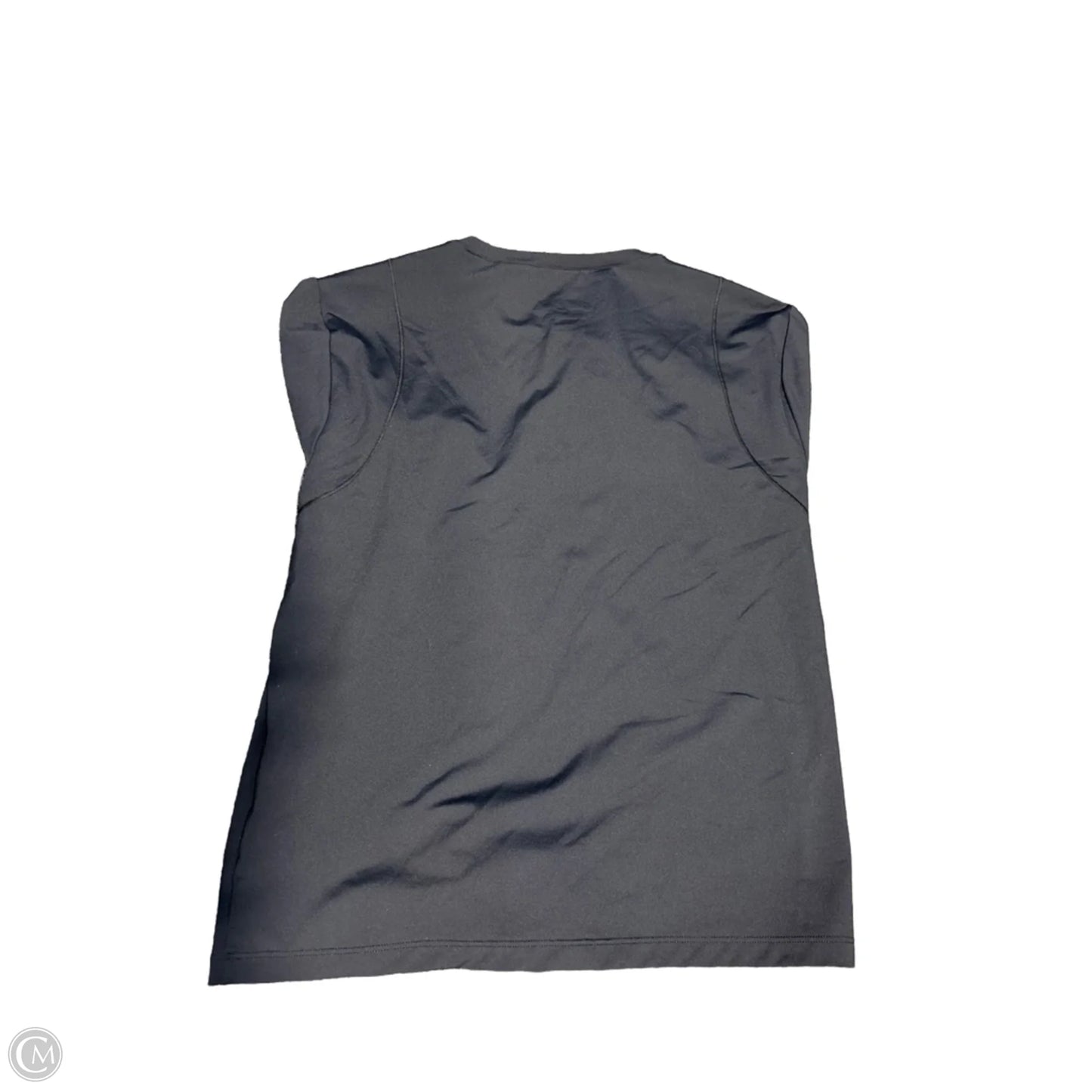 Athletic Top Long Sleeve Collar By Cmc In Black, Size: M
