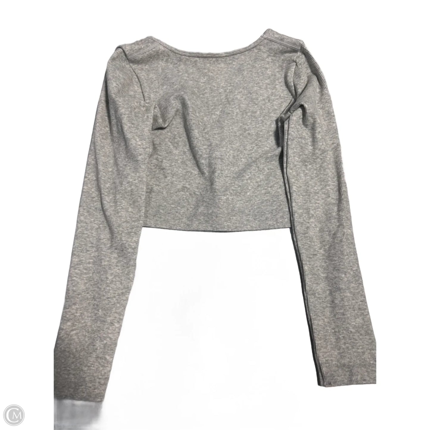Top Long Sleeve By Garage In Grey, Size: L