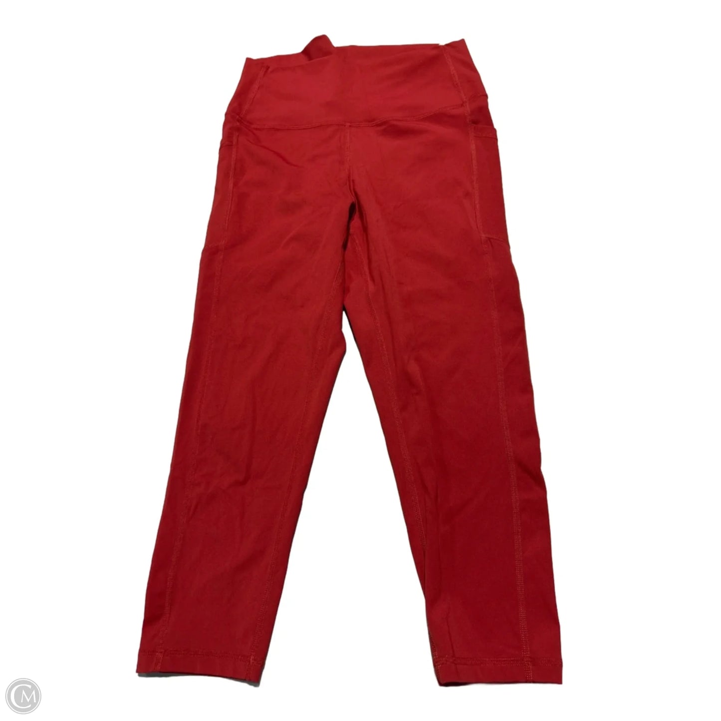 Athletic Leggings By Zyia In Orange, Size: L