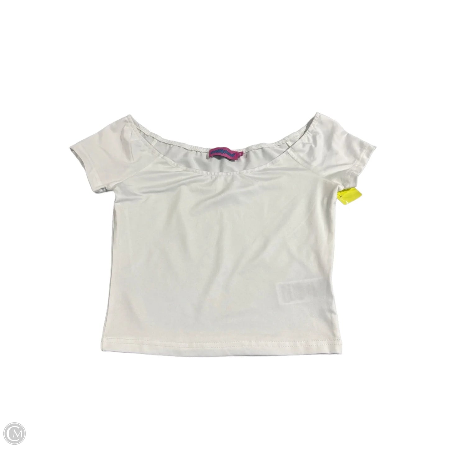Top Short Sleeve Basic By Edikted In White, Size: Xs