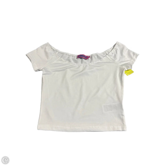 Top Short Sleeve Basic By Edikted In White, Size: Xs
