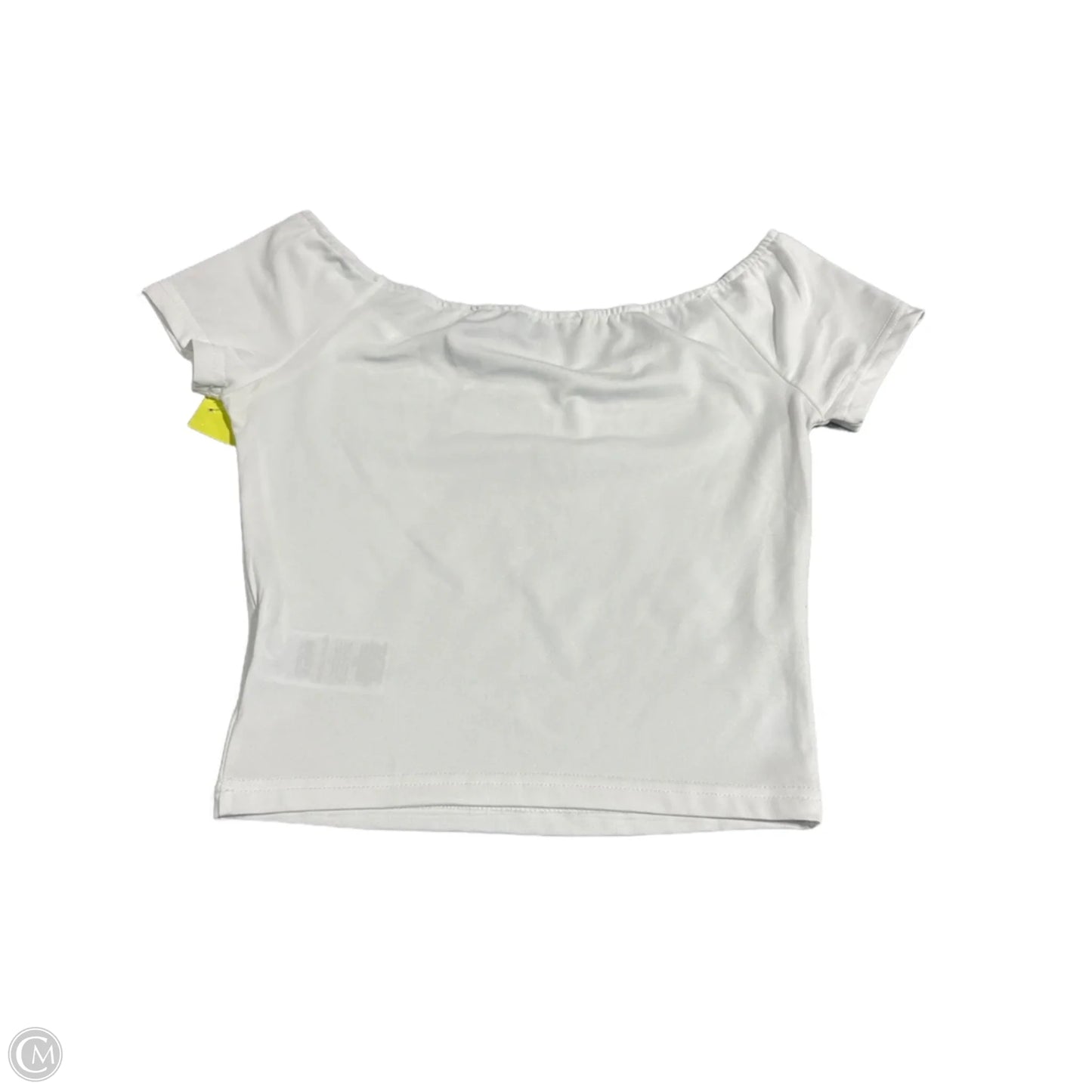 Top Short Sleeve Basic By Edikted In White, Size: Xs