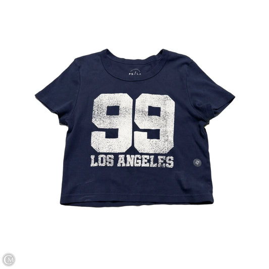 Top Short Sleeve By Pacsun In Navy, Size: S