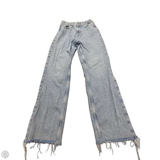 Jeans Straight By Zara In Blue, Size: 2