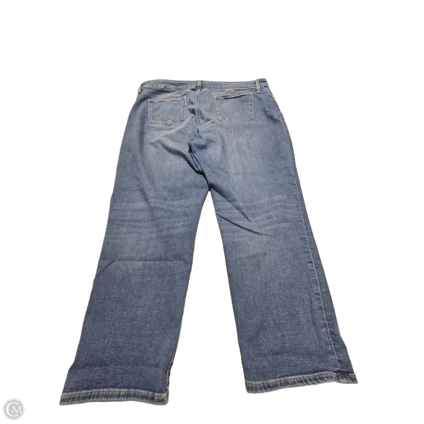 Jeans Straight By Chicos In Blue Denim, Size: 20