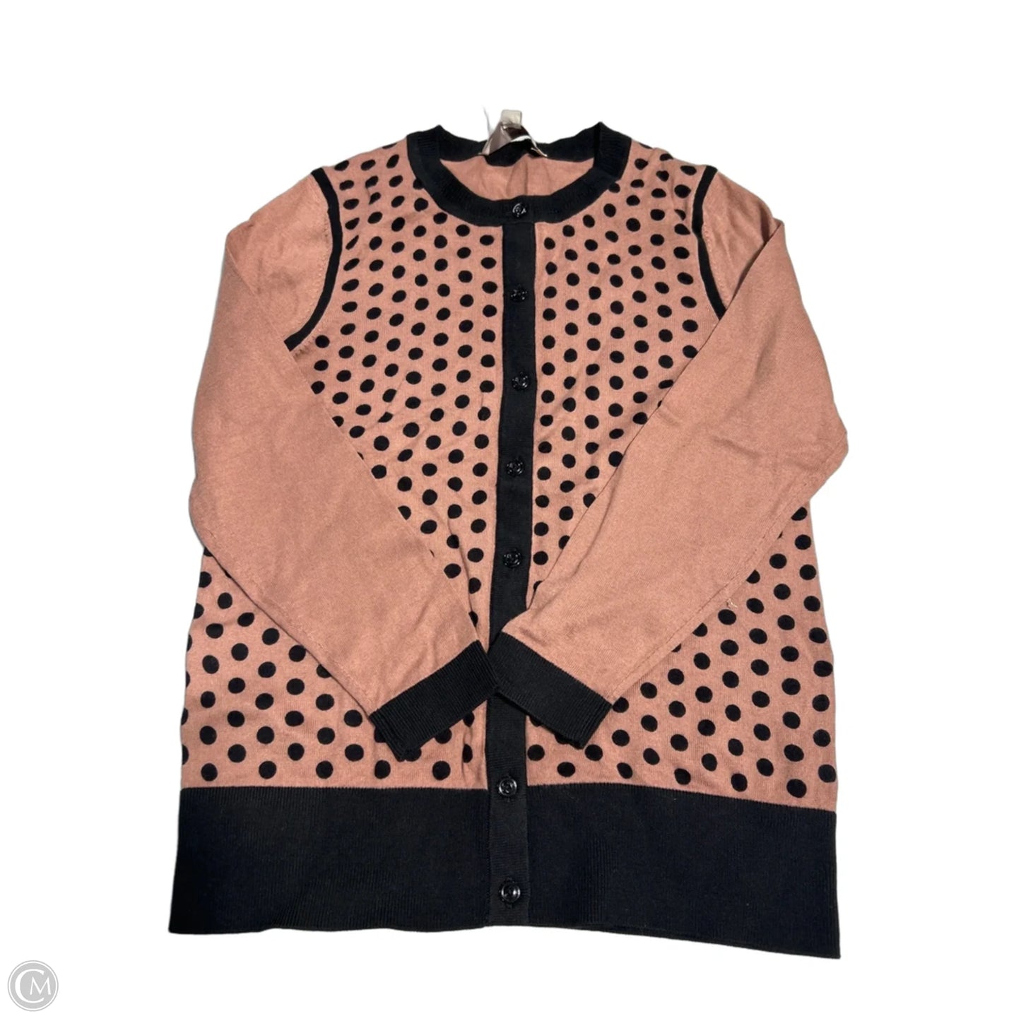 Top 3/4 Sleeve By Loft In Black & Brown, Size: Xs
