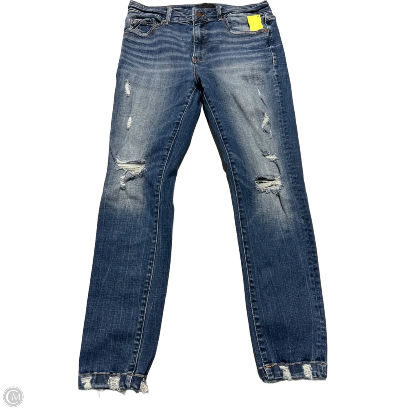 Jeans STRAIGHT By Buckle Black In Blue, Size: 10