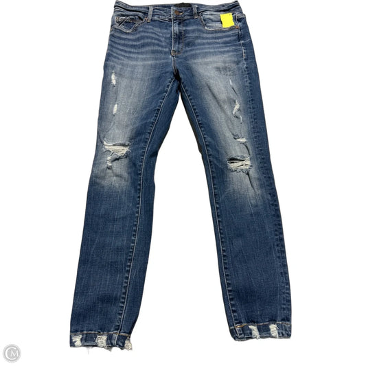 Jeans STRAIGHT By Buckle Black In Blue, Size: 10
