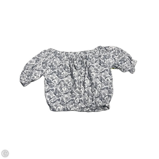 Top Short Sleeve By Cupcakes And Cashmere In Black & White, Size: M