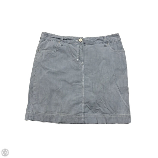 Skort By Karen Scott In Blue & White, Size: 6p