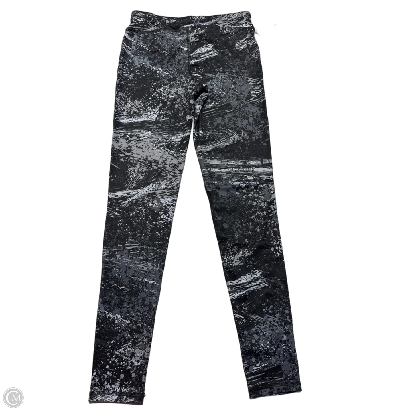 Athletic Leggings By Champion In Black & Grey, Size: S