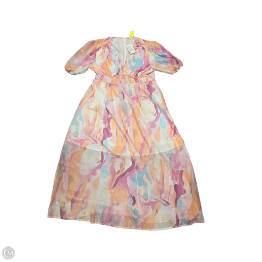 Dress Casual Maxi By Cme In Multi-colored, Size: Xxl