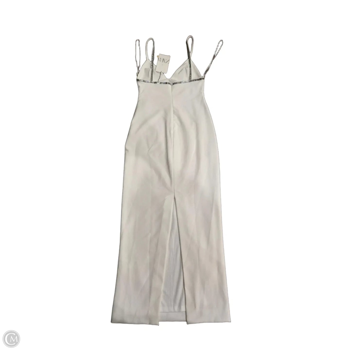 Dress Party Long By Zara In White, Size: Xs