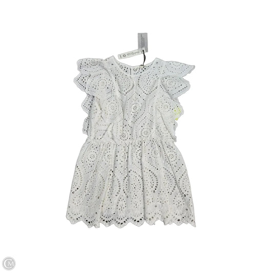 Top Short Sleeve By Solitaire In White, Size: M