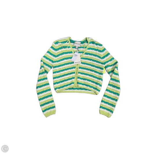 Cardigan By Industry In Striped Pattern, Size: M