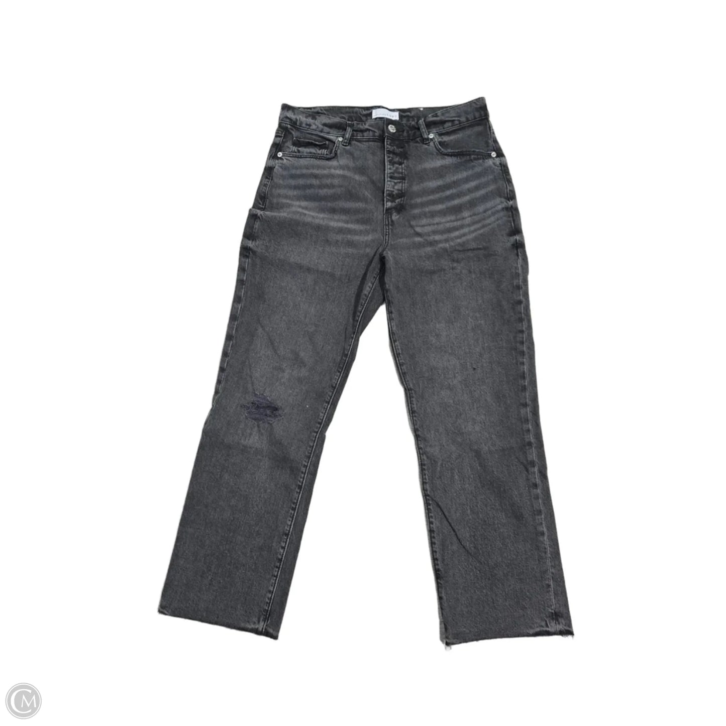 Jeans Straight By Loft In Black, Size: 8