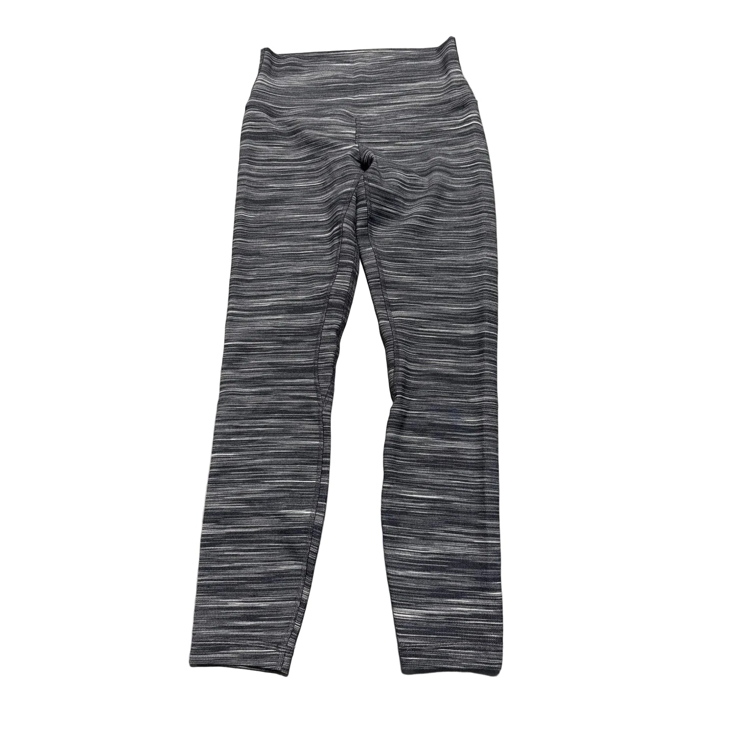Athletic Leggings By Lululemon In Black & White, Size: 6