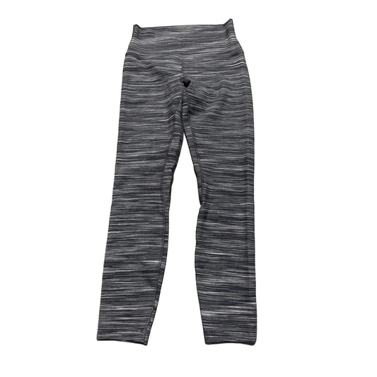 Athletic Leggings By Lululemon In Black & White, Size: 6