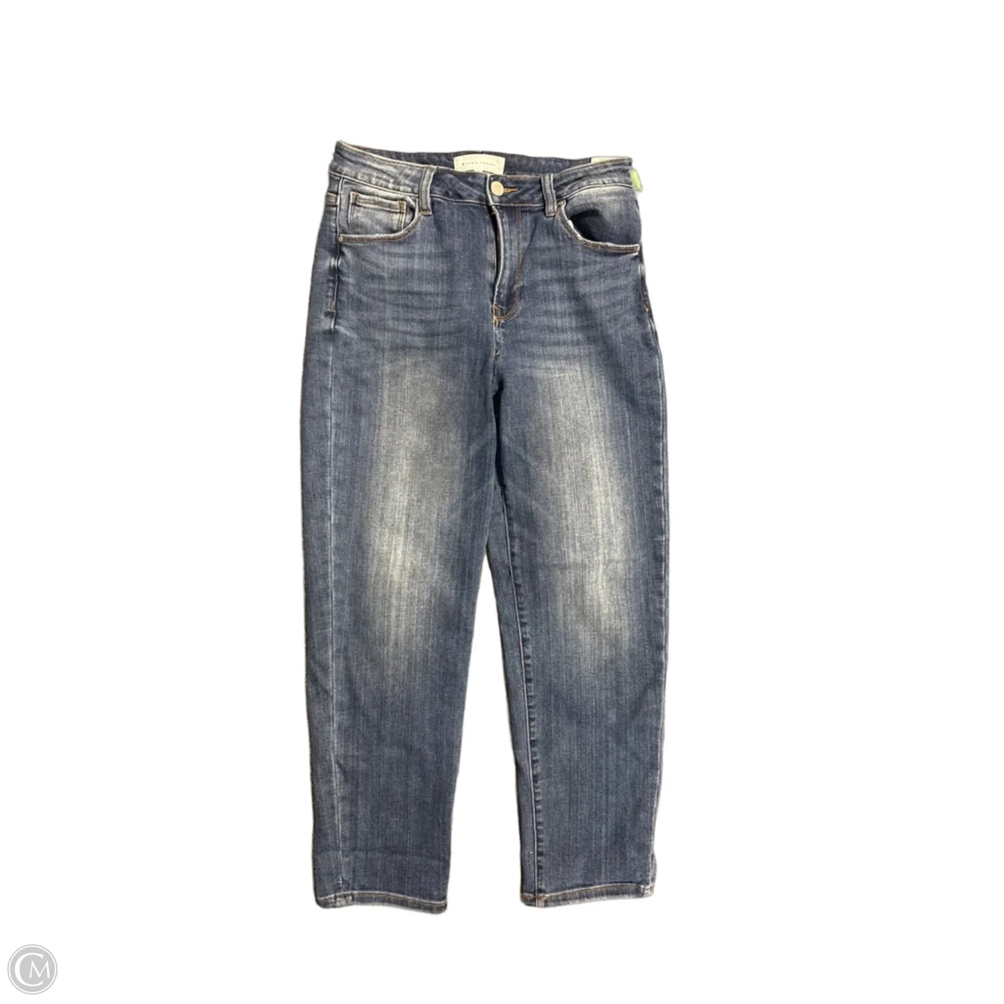 Jeans Straight By Risen In Blue Denim, Size: 6