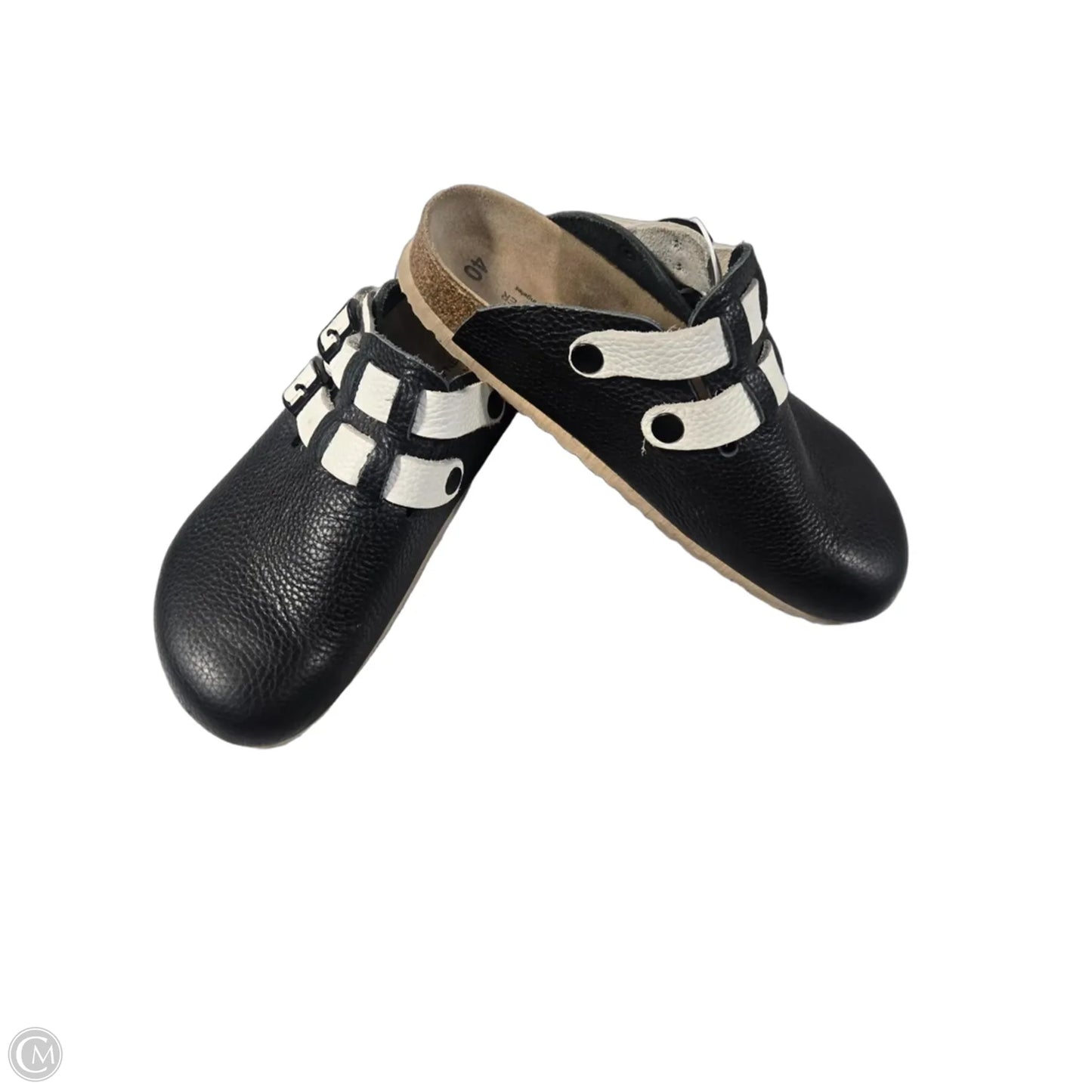 Shoes Flats By Cmc In Black & White, Size: 9.5