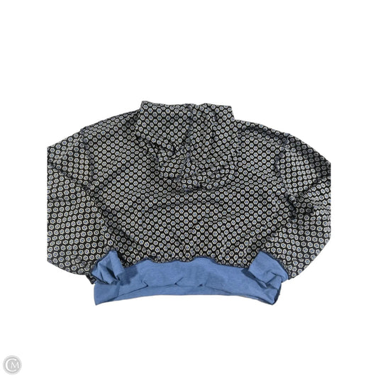 Sweatshirt Hoodie By Cmc In Black & Blue, Size: M