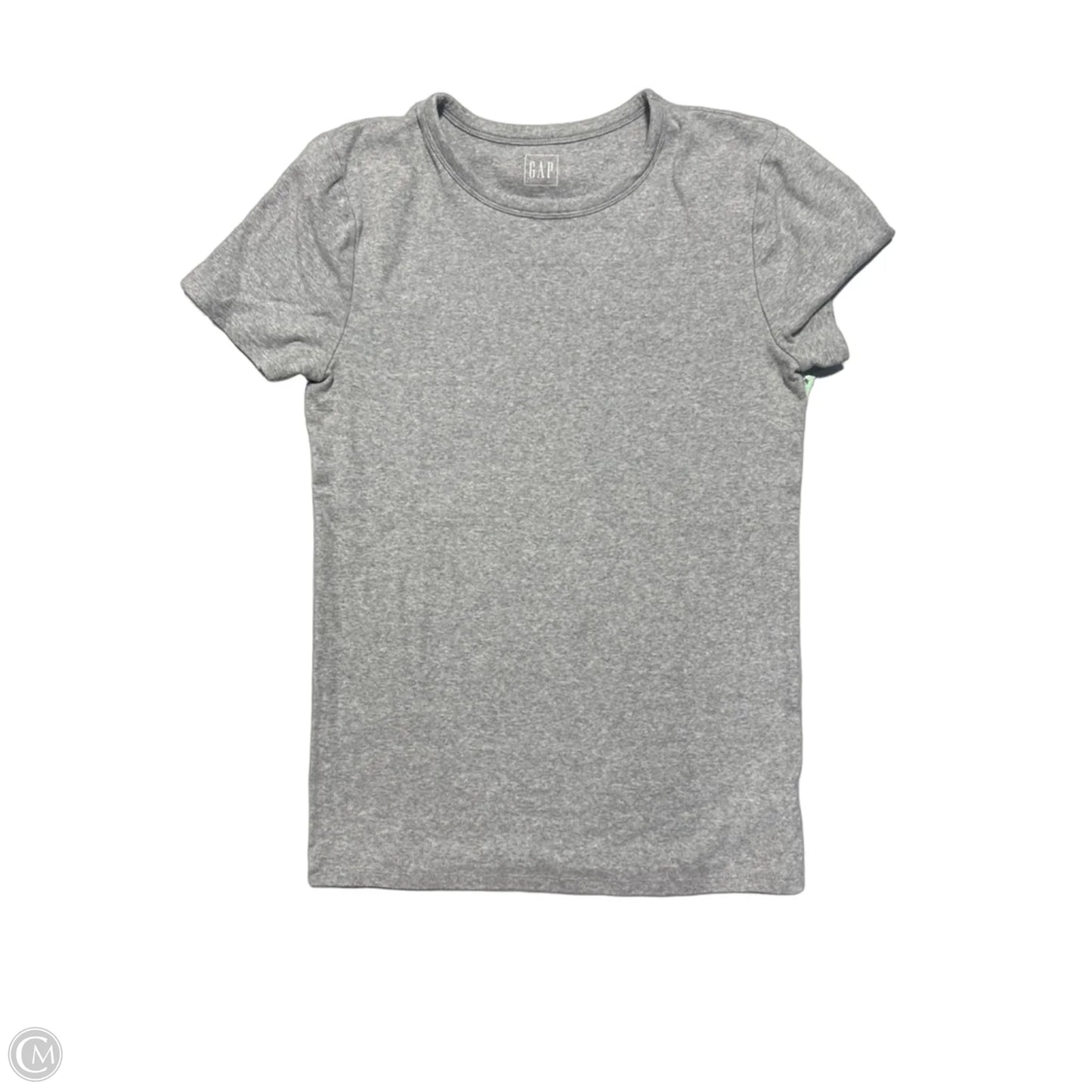 Top Short Sleeve Basic By Gap In Grey, Size: L
