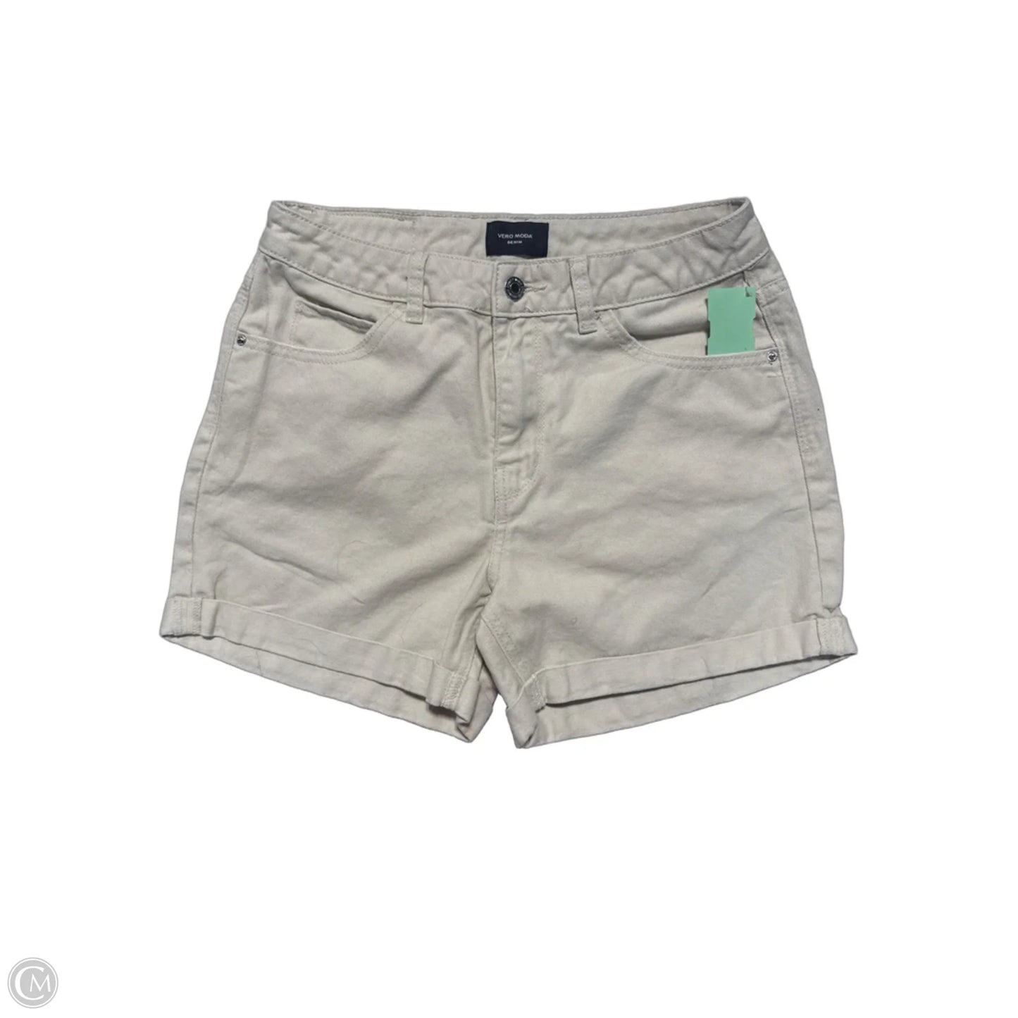Shorts By Vero Moda In Tan Denim, Size: M