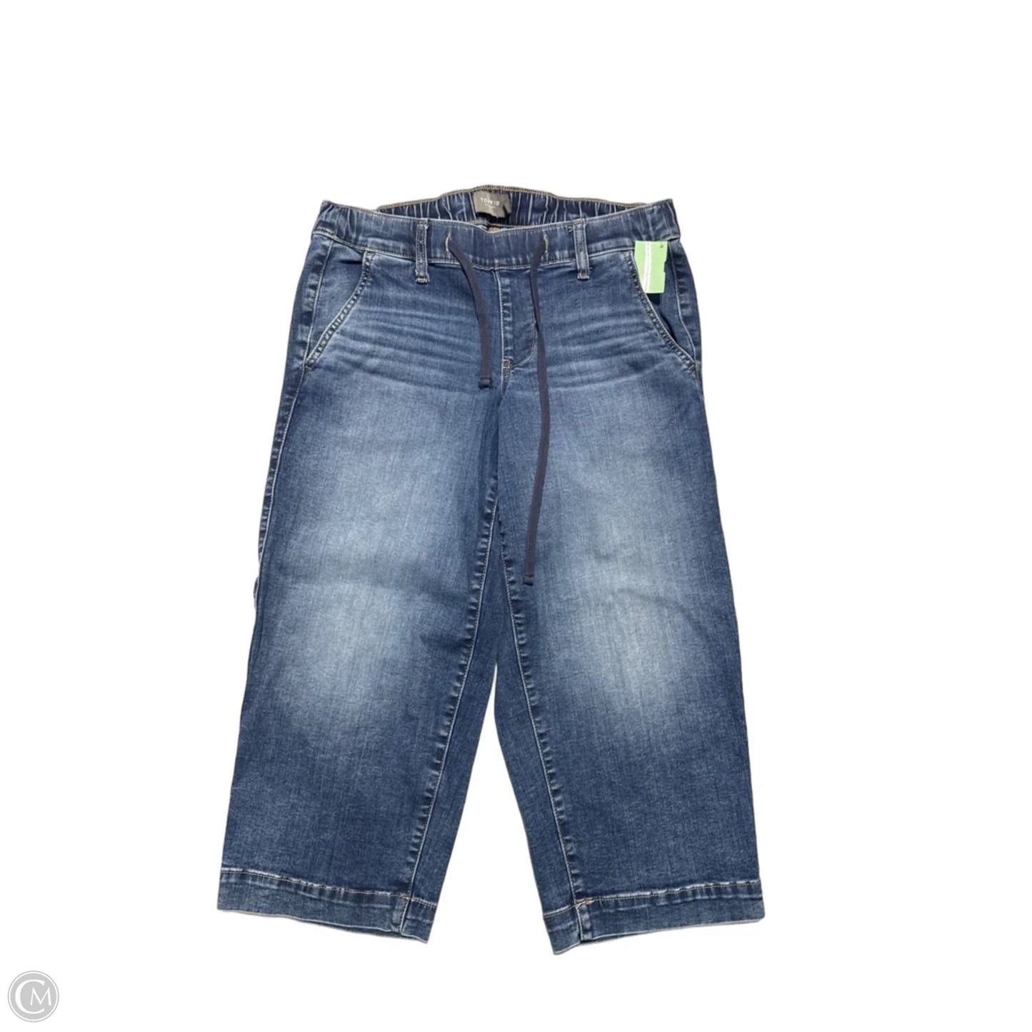 Jeans Cropped By Torrid In Blue Denim, Size: 10