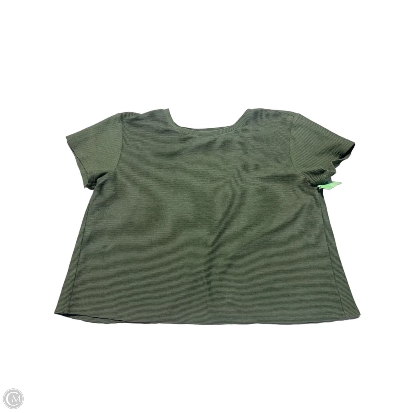 Top Short Sleeve By Loft In Green, Size: Xl