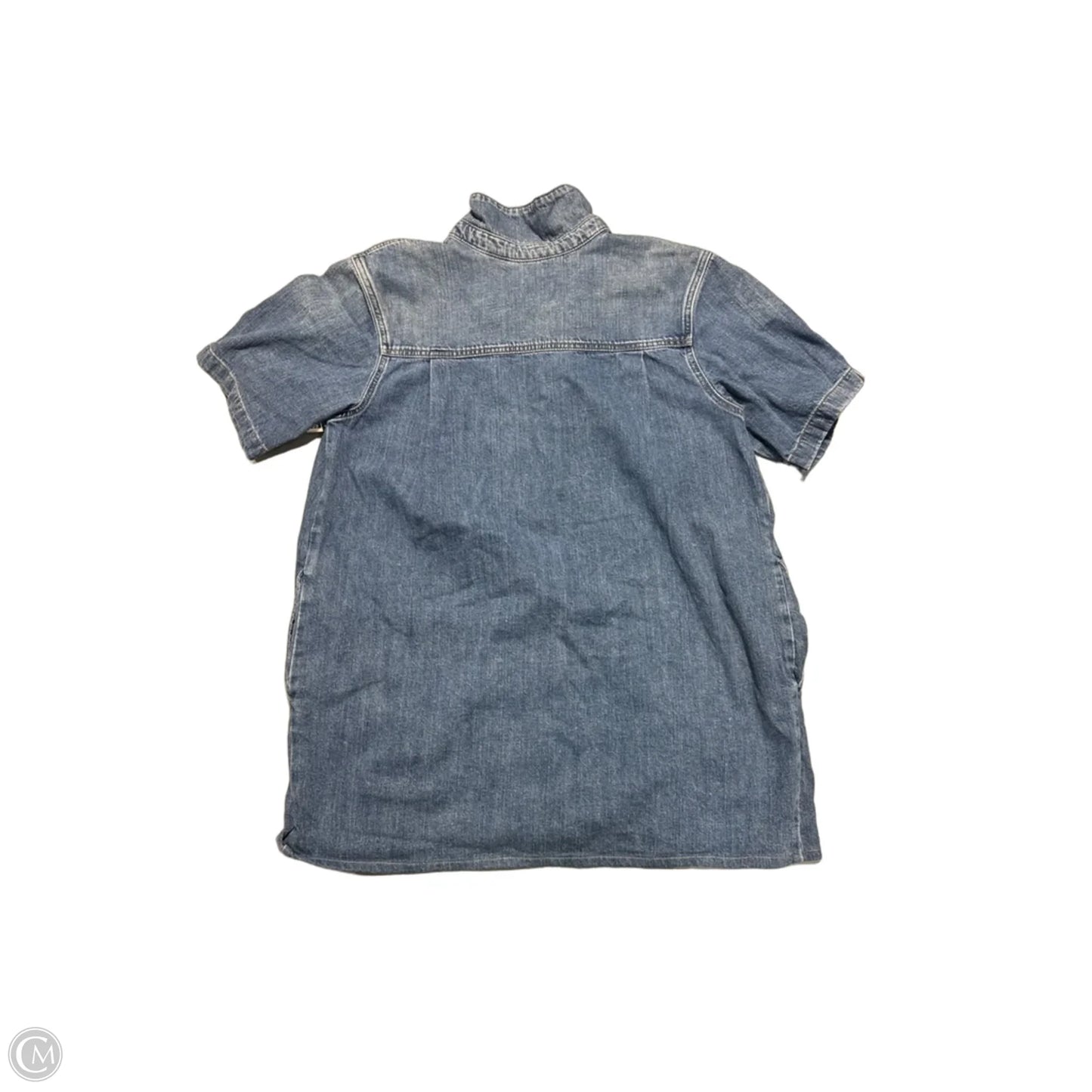 Dress Casual Short By Universal Thread In Blue Denim, Size: L